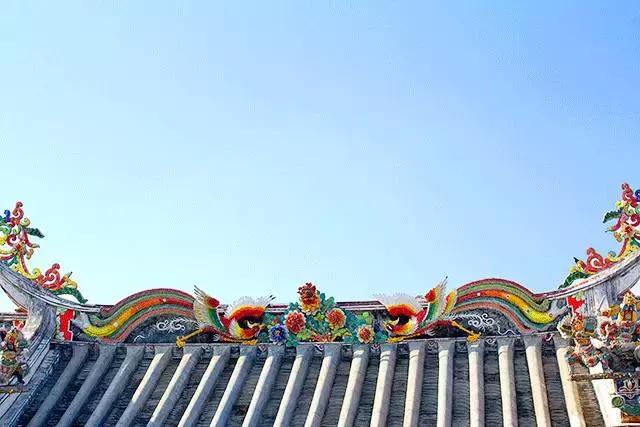 潮州嵌瓷，屋頂生花