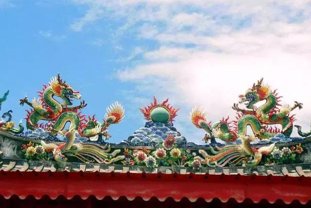 潮州嵌瓷，屋頂生花