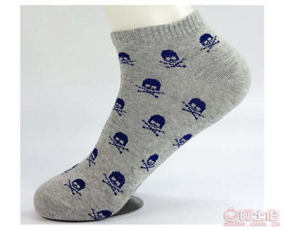 【露森堡襪子純棉襪男短襪船襪低邦淺口襪骷髏頭防臭棉襪獨立包裝現貨廠家M-36】惠城區(qū)日河針織品行 - 產品庫